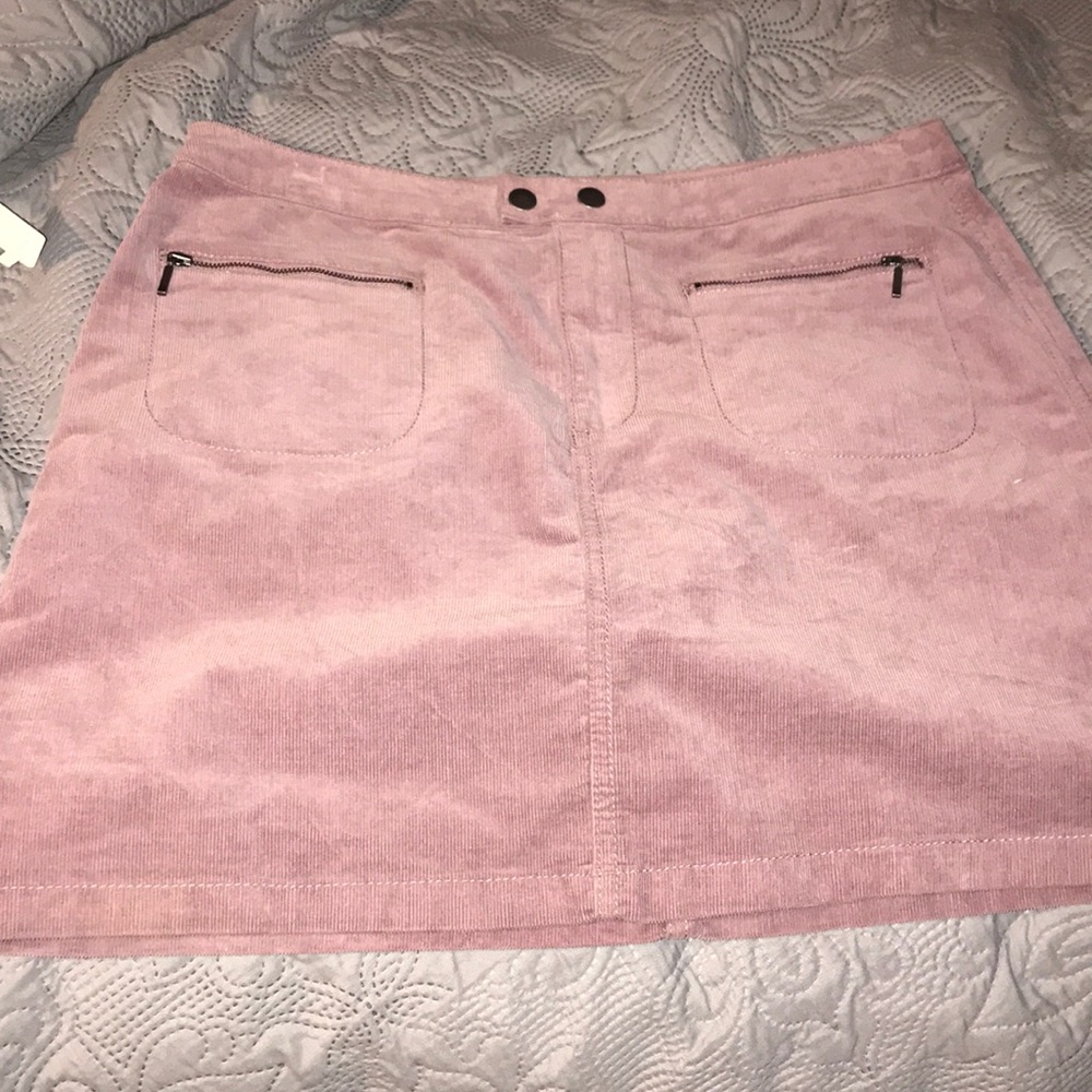 Corduroy light purple skirt